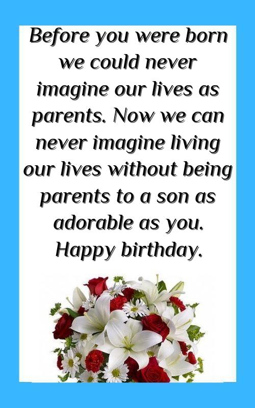 happy birthday quotes for son in hindi